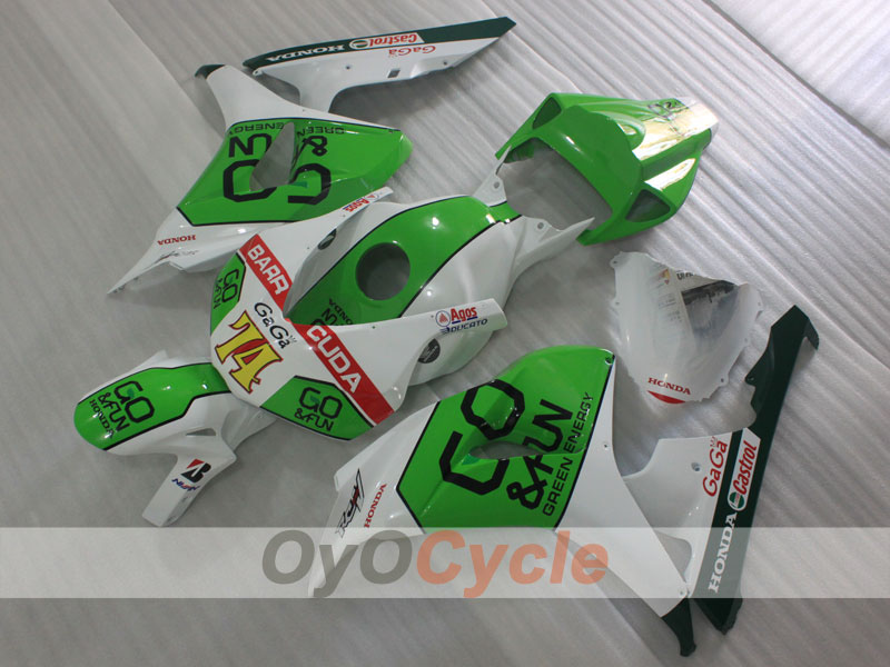 Kit de carénage à injection pour CBR1000RR 06-07 - Vert, Blanc - GO&FUN #OYO87904989 Image secondaire du produit