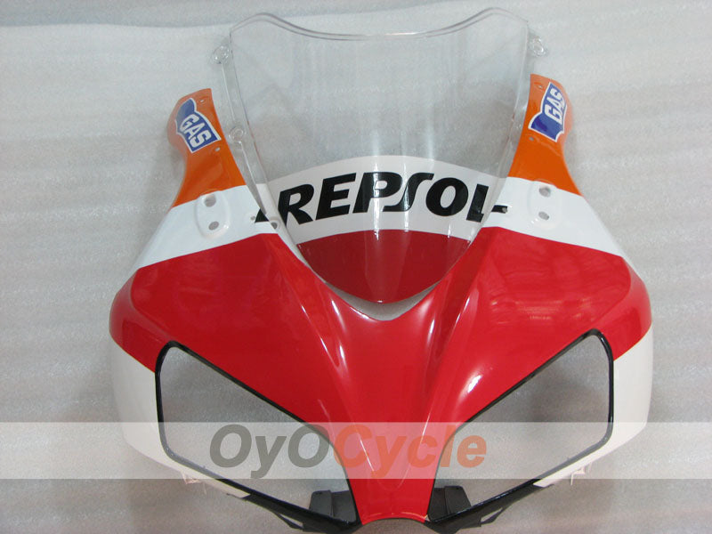 Kit de carénage à injection pour CBR1000RR 06-07 - Orange, Blanc - Repsol #OYO87904990