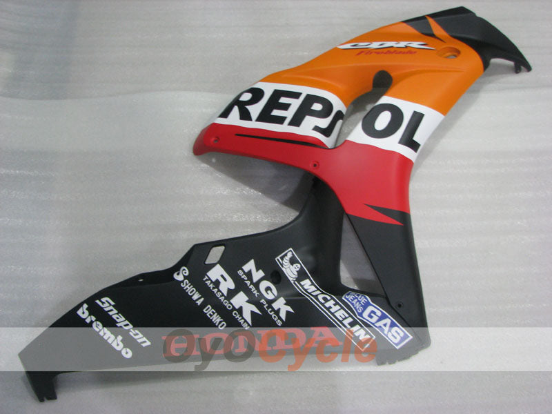 Kit de carénage à injection pour CBR1000RR 06-07 - Orange, Noir - Repsol #OYO87904991