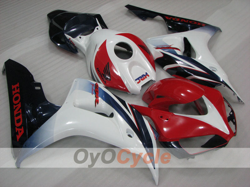 Kit de carénage à injection pour CBR1000RR 06-07 - Rouge, Blanc - Fireblade #OYO87904995