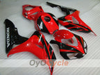 Kit de carénage à injection pour CBR1000RR 06-07 - Rouge, Noir - Style d'origine #OYO87905001
