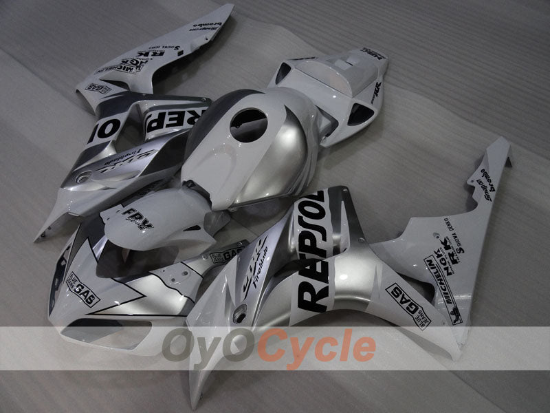 Kit de carénage injecté pour CBR1000RR 06-07 - Blanc, argent - Repsol #OYO87905002 Image secondaire du produit