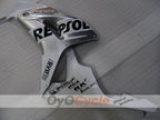 Kit de carénage injecté pour CBR1000RR 06-07 - Blanc, argent - Repsol #OYO87905002