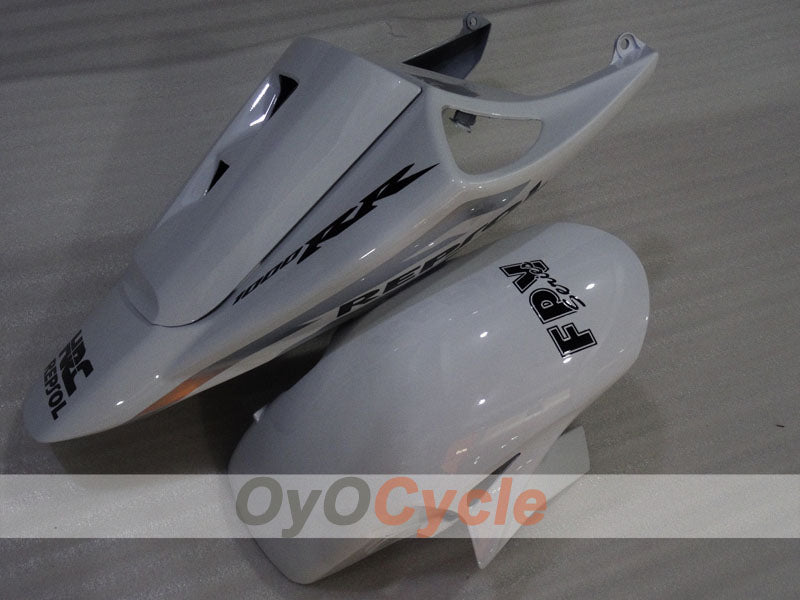 Kit de carénage injecté pour CBR1000RR 06-07 - Blanc, argent - Repsol #OYO87905002