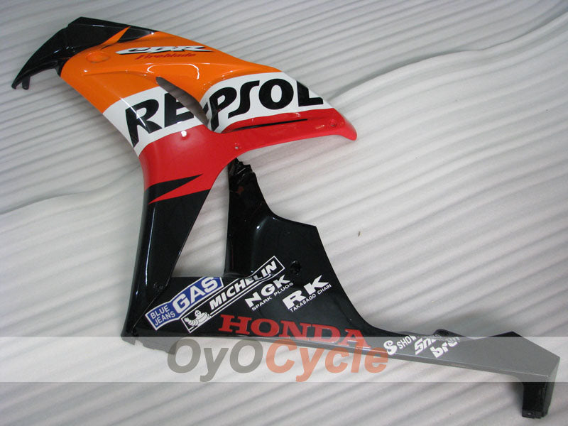 Kit de carénage injecté pour CBR1000RR 06-07 - Orange, noir - Repsol #OYO87905003