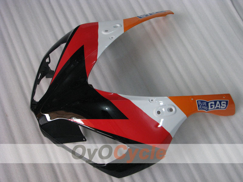 Kit de carénage injecté pour CBR1000RR 06-07 - Orange, noir - Repsol #OYO87905003