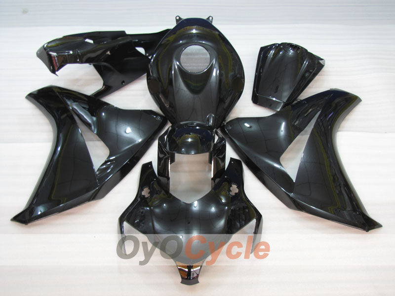 Kit de carénage injecté pour CBR1000RR 08-11 - Noir - Sans autocollant / décalcomanie, style usine #OYO87905004