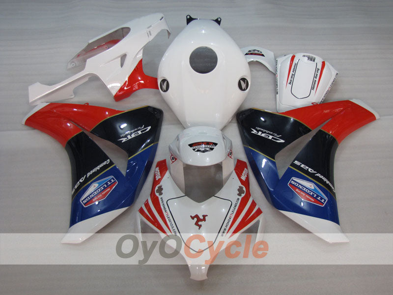 Kit de carénage injecté pour CBR1000RR 08-11 - Rouge, blanc - MOTUL #OYO87905005