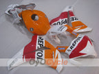 Kit de carénage injecté pour CBR1000RR 08-11 - Rouge, orange, blanc - Repsol #OYO87905011
