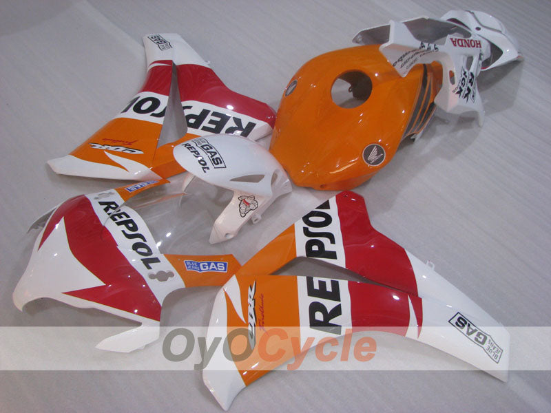 Kit de carénage injecté pour CBR1000RR 08-11 - Rouge, orange, blanc - Repsol #OYO87905011 Image secondaire du produit