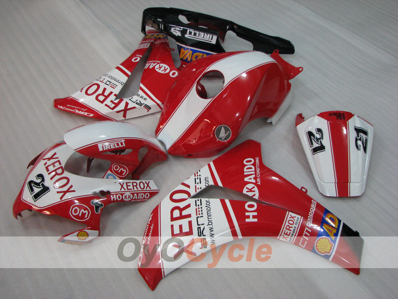 Kit de carénage injecté pour CBR1000RR 08-11 - Rouge, blanc - Xerox #OYO87905012