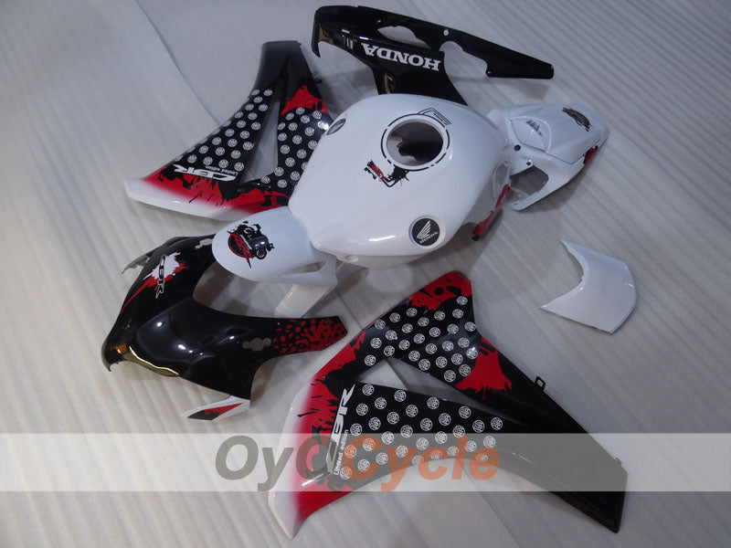 Kit de carénage injecté pour CBR1000RR 08-11 - Blanc, noir - Personnalisable #OYO87905013