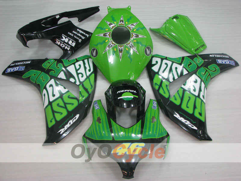Kit de carénage à injection pour CBR1000RR 08-11 - Vert - Rossi #OYO87905015 Image principale du produit
