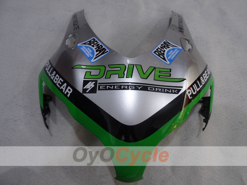 Kit de carénage à injection pour CBR1000RR 08-11 - Vert, Argent - DRIVE #OYO87905016