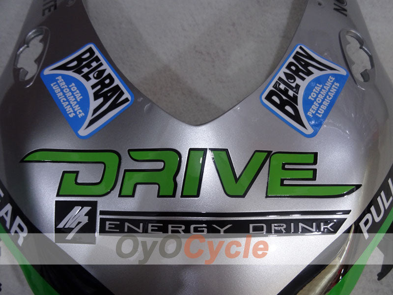Kit de carénage à injection pour CBR1000RR 08-11 - Vert, Argent - DRIVE #OYO87905016