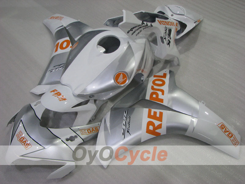 Kit de carénage à injection pour CBR1000RR 08-11 - Blanc, Argent - Repsol #OYO87905020 Image principale du produit