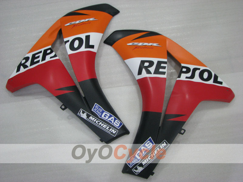 Kit de carénage à injection pour CBR1000RR 08-11 - Rouge, Orange, Noir - Repsol #OYO87905021