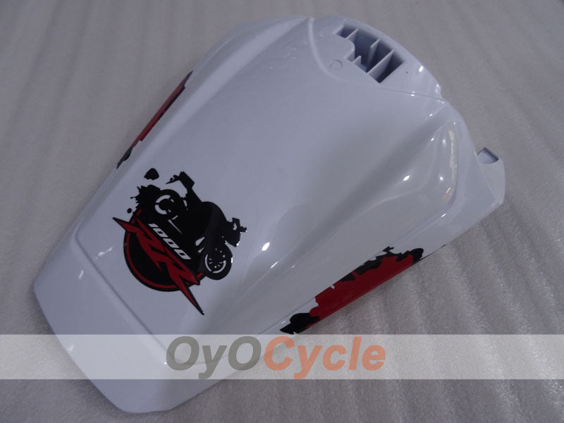 Kit de carénage à injection pour CBR1000RR 08-11 - Blanc, Noir - Personnalisé #OYO87905023