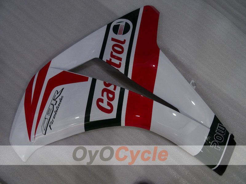 Kit de carénage à injection pour CBR1000RR 08-11 - Rouge, Blanc - Castrol #OYO87905025