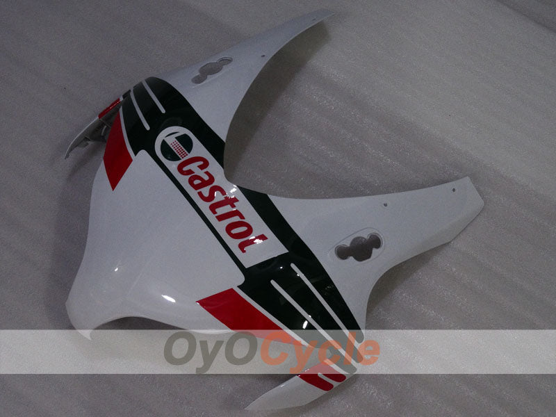 Kit de carénage à injection pour CBR1000RR 08-11 - Rouge, Blanc - Castrol #OYO87905025