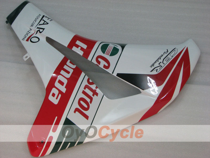 Kit de carénage à injection pour CBR1000RR 08-11 - Rouge, Blanc - Castrol #OYO87905026