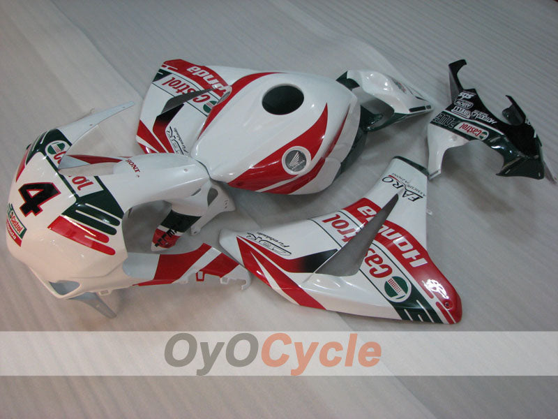 Kit de carénage à injection pour CBR1000RR 08-11 - Rouge, Blanc - Castrol #OYO87905026