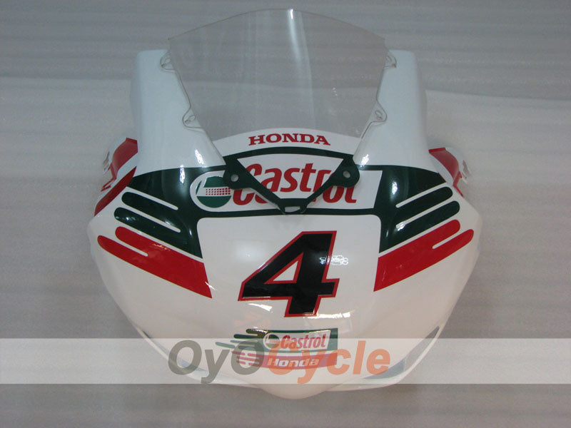 Kit de carénage à injection pour CBR1000RR 08-11 - Rouge, Blanc - Castrol #OYO87905026