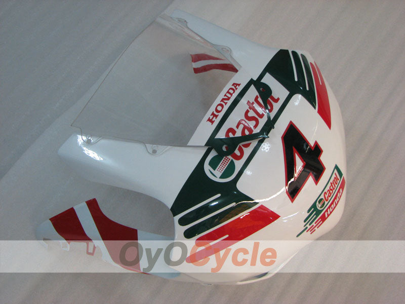 Kit de carénage à injection pour CBR1000RR 08-11 - Rouge, Blanc - Castrol #OYO87905026