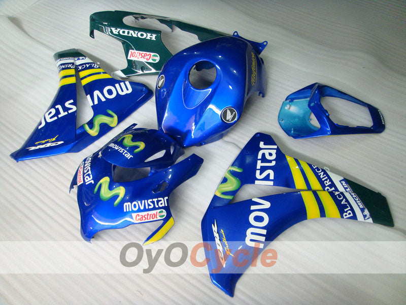 Kit de carénage à injection pour CBR1000RR 08-11 - Jaune, bleu - Movistar #OYO87905030