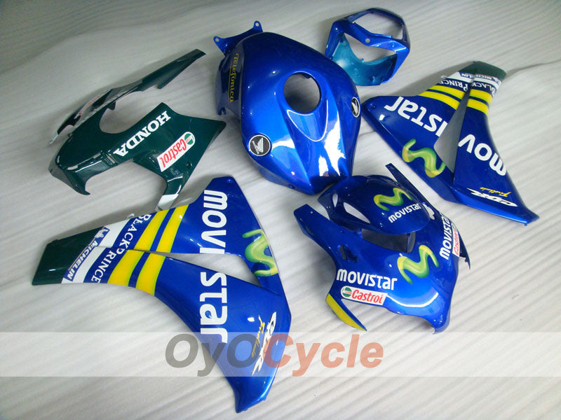 Kit de carénage à injection pour CBR1000RR 08-11 - Jaune, bleu - Movistar #OYO87905030 Image principale du produit