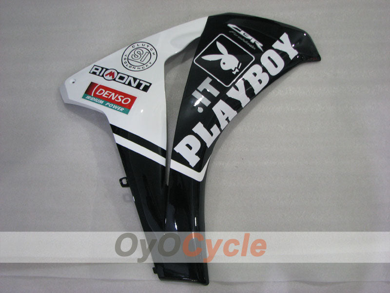 Kit de carénage à injection pour CBR1000RR 08-11 - Blanc, noir - PlayBoy #OYO87905032