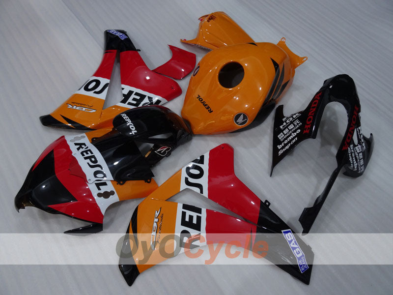 Kit de carénage à injection pour CBR1000RR 08-11 - Orange, noir - Repsol #OYO87905034