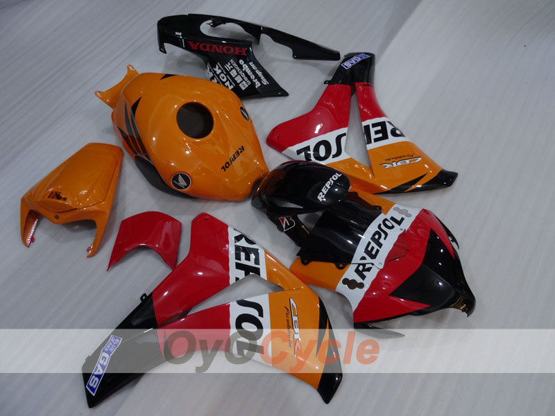 Kit de carénage à injection pour CBR1000RR 08-11 - Orange, noir - Repsol #OYO87905034