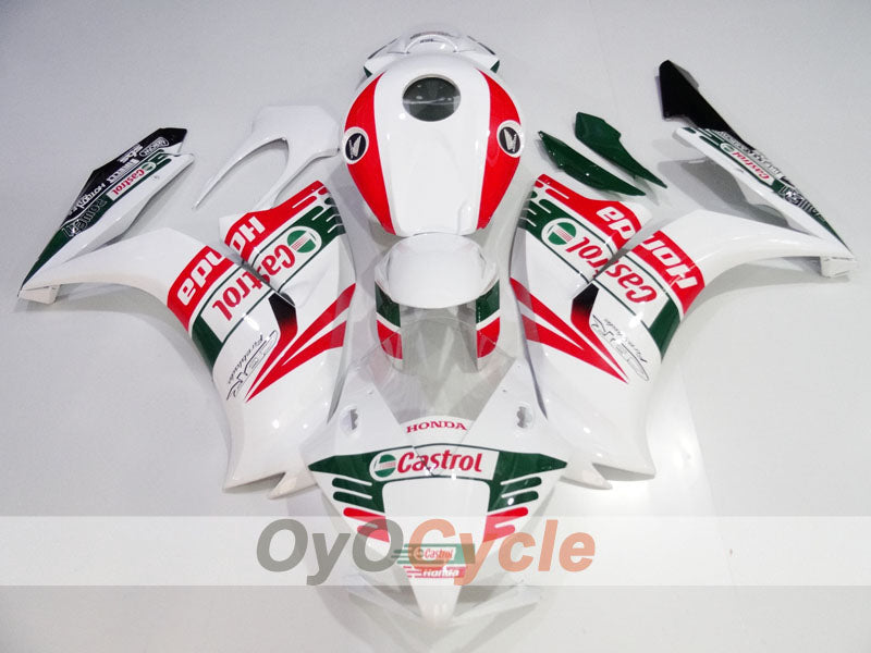 Kit de carénage à injection pour CBR1000RR 12-16 - Rouge, blanc - Castrol #OYO87905038