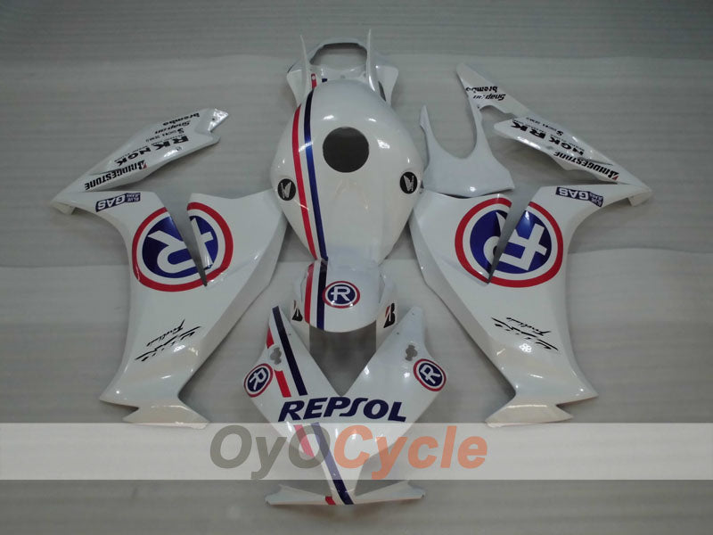 Kit de carénage à injection pour CBR1000RR 12-16 - Rouge, Blanc - RK #OYO87905039