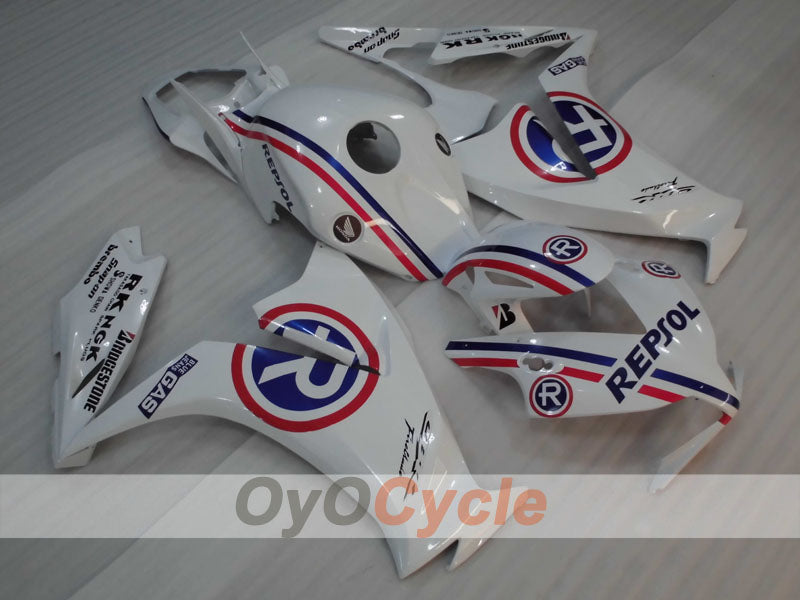 Kit de carénage à injection pour CBR1000RR 12-16 - Rouge, Blanc - RK #OYO87905039
