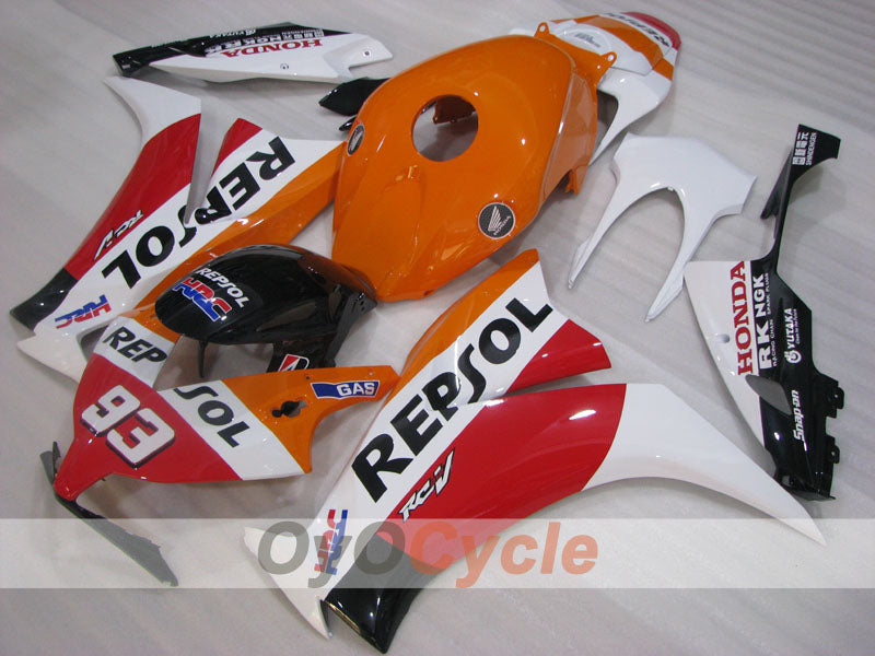 Kit de carénage à injection pour CBR1000RR 12-16 - Orange, Blanc - Repsol #OYO87905042 Image principale du produit