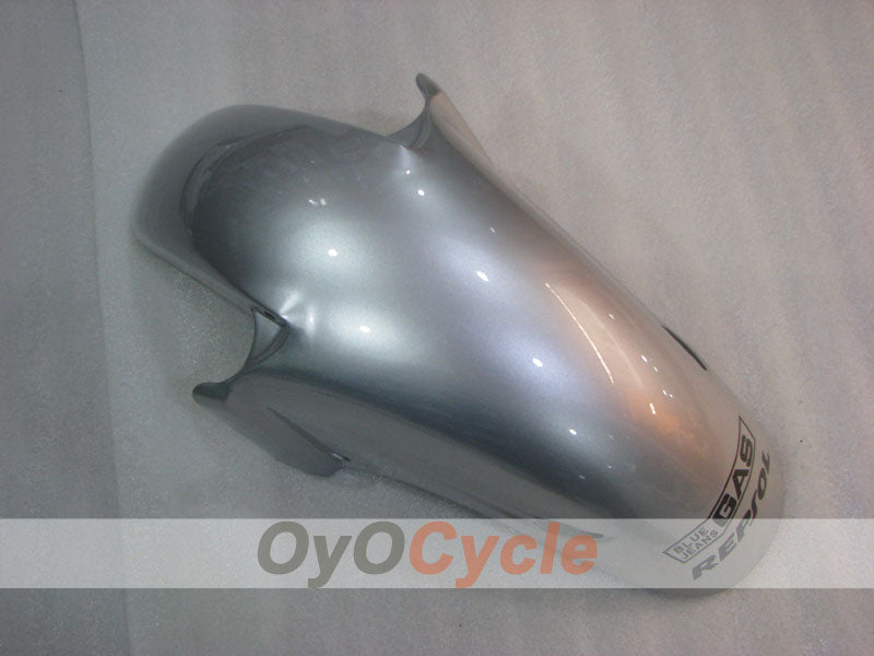 Kit de carénage à injection pour CBR1100XX 96-07 - Blanc, Argent - Repsol #OYO87905043