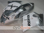 Kit de carénage à injection pour CBR1100XX 96-07 - Blanc, Argent - Repsol #OYO87905043