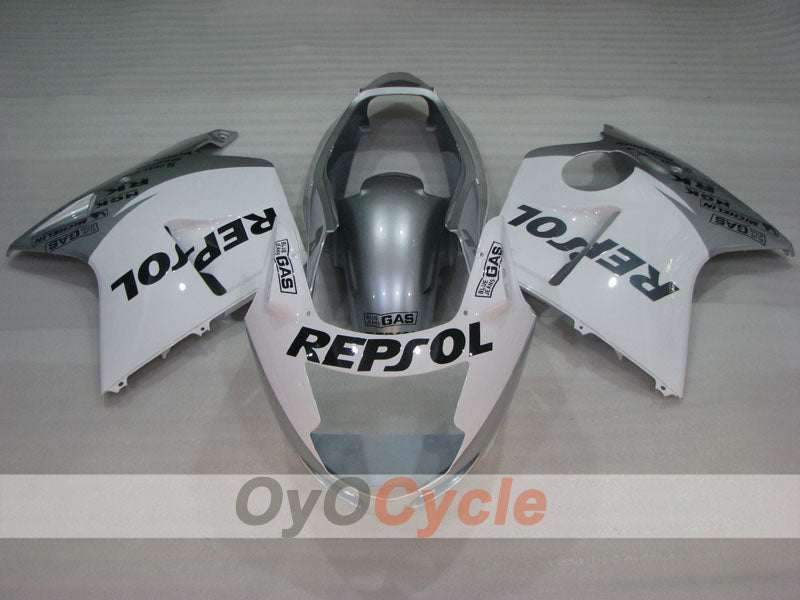 Kit de carénage à injection pour CBR1100XX 96-07 - Blanc, Argent - Repsol #OYO87905043 Image secondaire du produit
