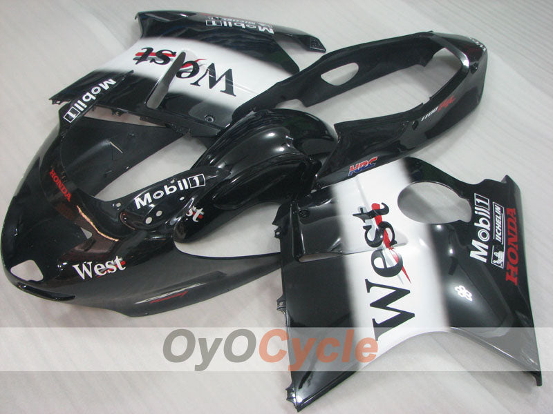 Kit de carénage à injection pour CBR1100XX 96-07 - Noir - West #OYO87905044