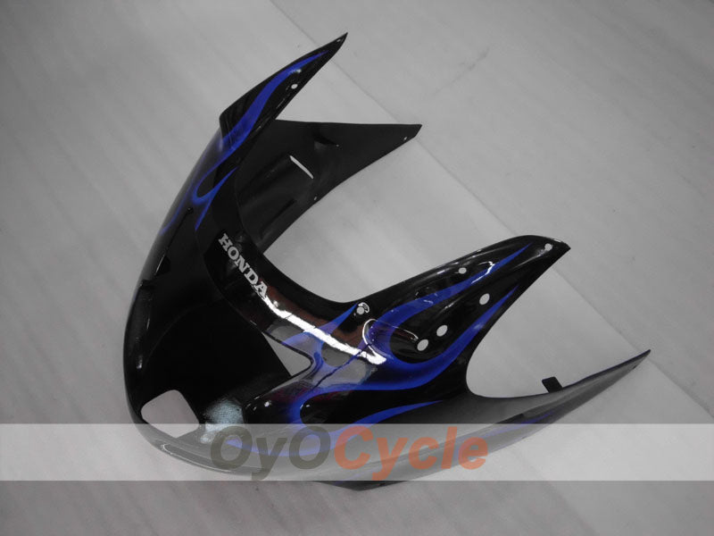 Kit de carénage à injection pour CBR1100XX 96-07 - Bleu, Noir - Flame #OYO87905045