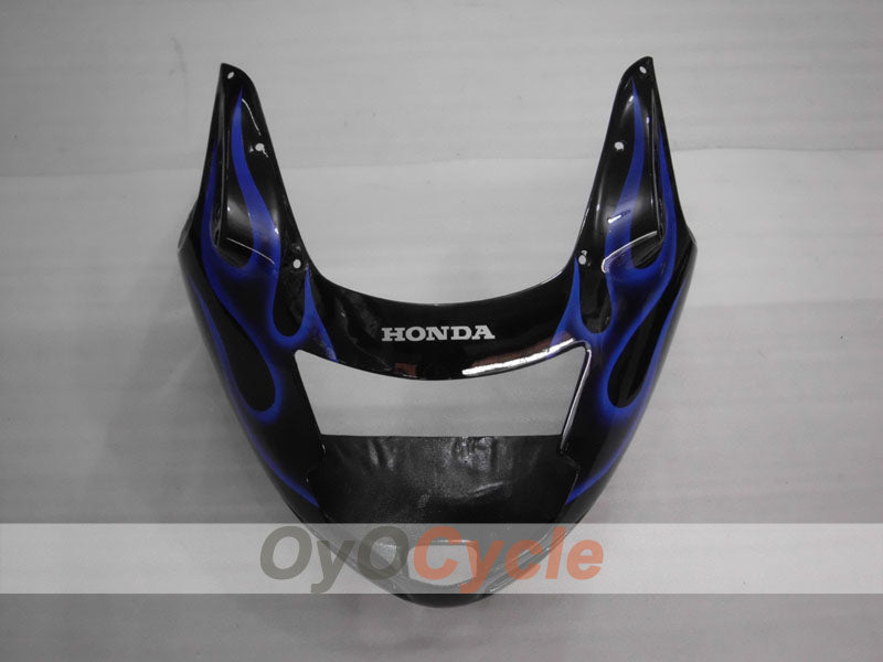 Kit de carénage à injection pour CBR1100XX 96-07 - Bleu, Noir - Flame #OYO87905045