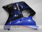 Kit de carénage à injection pour CBR1100XX 96-07 - Bleu, Noir - Flame #OYO87905045