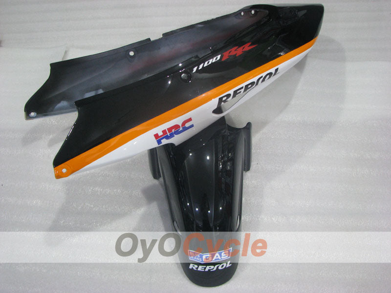 Kit de carénage à injection pour CBR1100XX 96-07 - Rouge, Noir - Repsol #OYO87905049