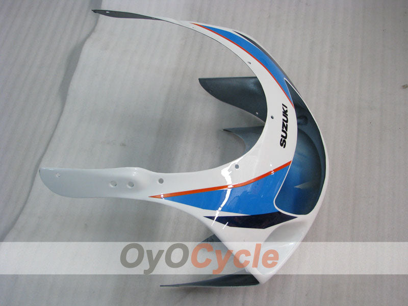 Kit de carénage pour Suzuki GSXR600 97-00 - Bleu, Blanc - Factory Style #OYO87905051