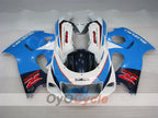 Kit de carénage pour Suzuki GSXR600 97-00 - Bleu, Blanc - Factory Style #OYO87905051