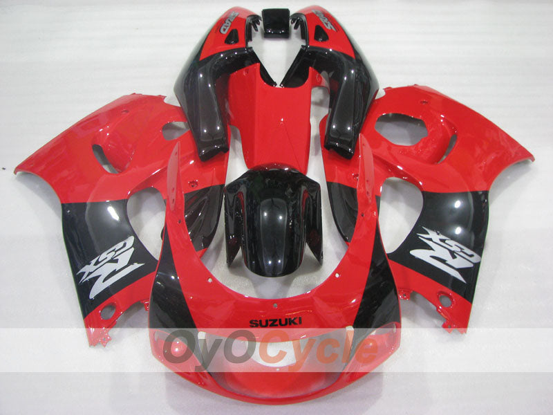 Kit de carénages pour Suzuki GSXR750 96-99 - Rouge, Noir - Style d'origine #OYO87905067