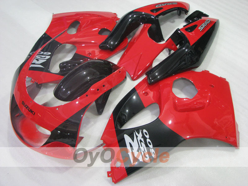 Kit de carénage pour Suzuki GSXR600 97-00 - Rouge, Noir - Style d'origine #OYO87905053 Image principale du produit