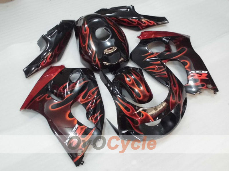 Kit de carénage pour Suzuki GSXR600 97-00 - Noir - Flamme #OYO87905054 Image principale du produit